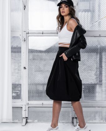 spódnica bombka czarna