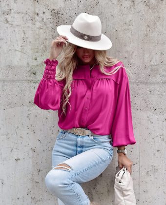 różowa koszula sella